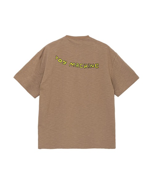 TOY MACHINE(トイ マシーン)の「TM GM PIZZA SECT SLUB YARN SS TEE(Tシャツ/カットソー・メンズ・ホワイト/ライトブラウン・XL/L/M)」の9枚目の写真