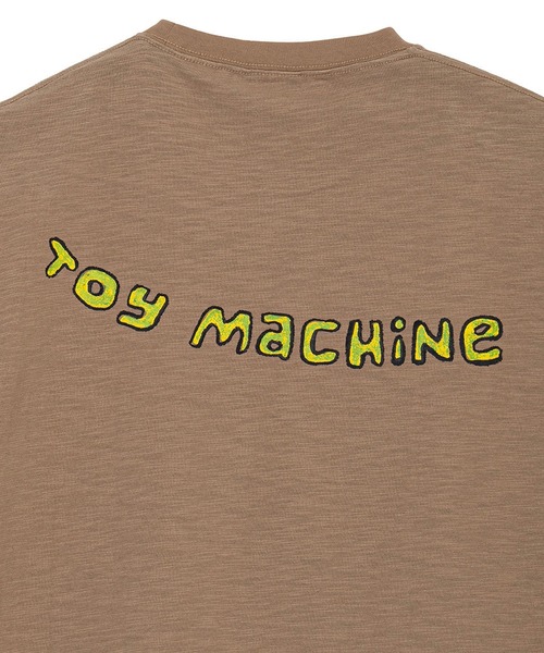 TOY MACHINE(トイ マシーン)の「TM GM PIZZA SECT SLUB YARN SS TEE(Tシャツ/カットソー・メンズ・ホワイト/ライトブラウン・XL/L/M)」の12枚目の写真