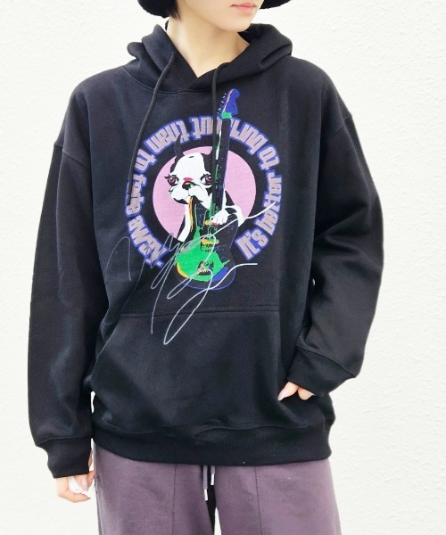 CRYSTAL BALL(クリスタルボール)の「Out of the blue Hoodie(パーカー・レディース・ブラック/グレー/ライトブルー・FREE)」の1枚目の写真