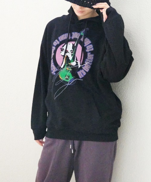 CRYSTAL BALL(クリスタルボール)の「Out of the blue Hoodie(パーカー・レディース・ブラック/グレー/ライトブルー・FREE)」の12枚目の写真