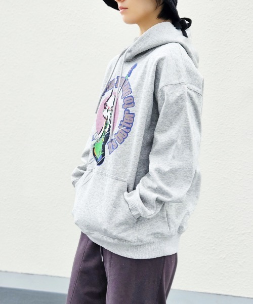CRYSTAL BALL(クリスタルボール)の「Out of the blue Hoodie(パーカー・レディース・ブラック/グレー/ライトブルー・FREE)」の20枚目の写真