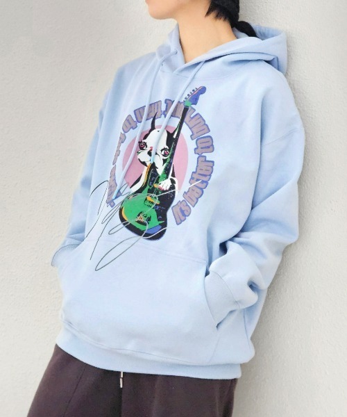 CRYSTAL BALL(クリスタルボール)の「Out of the blue Hoodie(パーカー・レディース・ブラック/グレー/ライトブルー・FREE)」の22枚目の写真