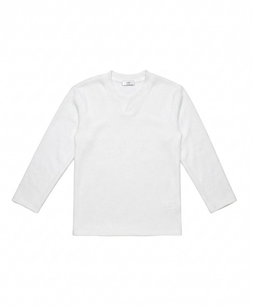 Otte（オッテ）の「Vスリットネックトップス（Tシャツ/カットソー・メンズ・ホワイト/ブラック/グレー・MEDIUM/LARGE/X-LARGE）」の19枚目の写真