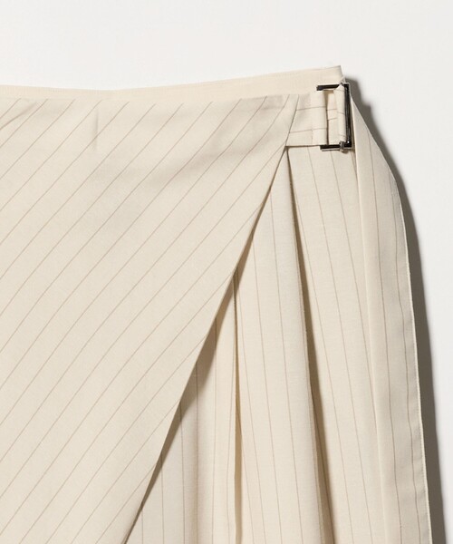 BEAUTY&YOUTH UNITED ARROWS（ビューティーアンドユースユナイテッドアローズ）の「フロントラップ ベルト パンツ ウォッシャブル（その他パンツ・レディース・ネイビー/ベージュ・S/M）」の19枚目の写真
