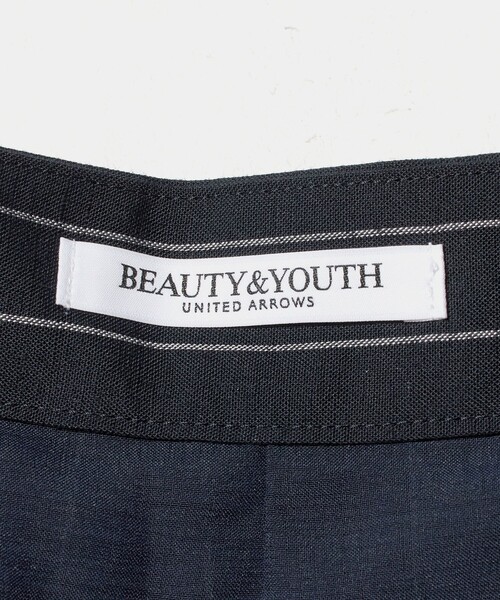 BEAUTY&YOUTH UNITED ARROWS（ビューティーアンドユースユナイテッドアローズ）の「フロントラップ ベルト パンツ ウォッシャブル（その他パンツ・レディース・ネイビー/ベージュ・S/M）」の22枚目の写真