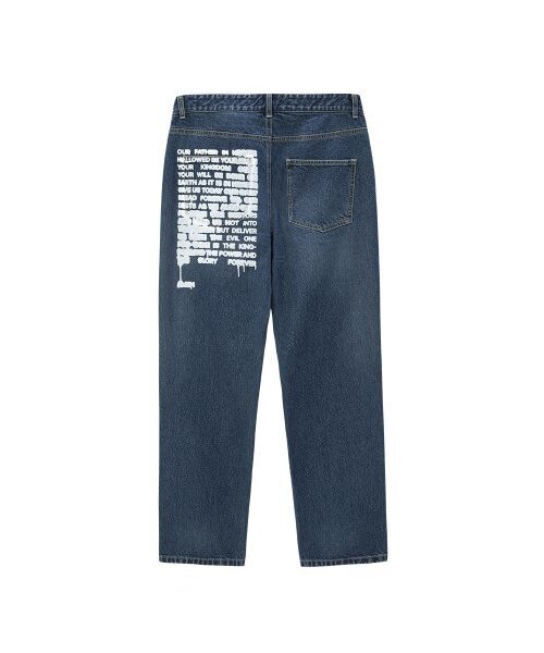 EXTRAORDINARY(エクストラオーディナリー)の「INSANE LETTERING DENIM BLUE(デニムパンツ・メンズ・その他・LARGE/MEDIUM/X-LARGE)」の3枚目の写真