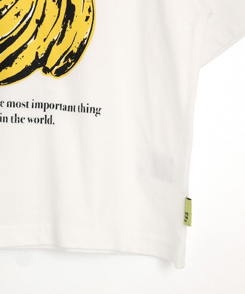 MAKE YOUR DAY(メイクユアデイ)の「バナナイチゴロゴ半袖Tシャツ(Tシャツ/カットソー・メンズ・オフホワイト/グレー/チャコールグレー/レッド・M/L)」の15枚目の写真