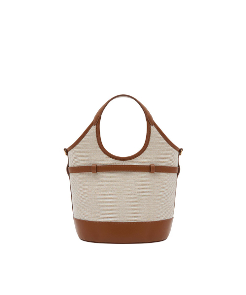 JESTINA（ジェイエスティナ）の「HAZEL キャンバス SMトート BR (JHNCHD6BS979BR270)（トートバッグ・レディース・ブラウン・FREE）」の4枚目の写真