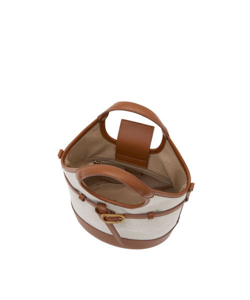 JESTINA（ジェイエスティナ）の「HAZEL キャンバス SMトート BR (JHNCHD6BS979BR270)（トートバッグ・レディース・ブラウン・FREE）」の6枚目の写真