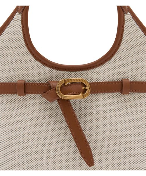 JESTINA（ジェイエスティナ）の「HAZEL キャンバス SMトート BR (JHNCHD6BS979BR270)（トートバッグ・レディース・ブラウン・FREE）」の7枚目の写真