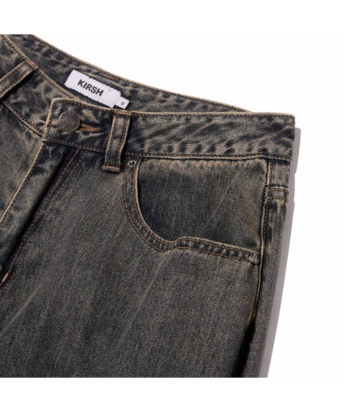 KIRSH（キルシー）の「プレーンワイドフィットデニムパンツ[ダークブルー]（デニムパンツ・レディース・その他・SMALL/MEDIUM）」の4枚目の写真