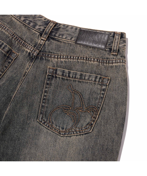 KIRSH（キルシー）の「プレーンワイドフィットデニムパンツ[ダークブルー]（デニムパンツ・レディース・その他・SMALL/MEDIUM）」の6枚目の写真