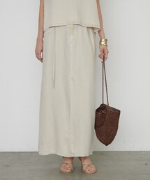 《セットアップ可/着心地抜群》リヨセルタイトスカート