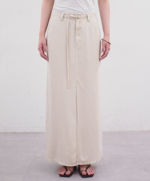 LOUNGEDRESS(ラウンジドレス)の「《セットアップ可/着心地抜群》リヨセルタイトスカート(スカート・レディース・チャコールグレー/ライトベージュ/ブラウン・MEDIUM/SMALL)」の22枚目の写真