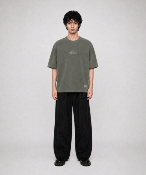 STIGMA(スティグマ)の「ML PIGMENT T-SHIRTS KHAKI(Tシャツ/カットソー・メンズ・その他・MEDIUM/LARGE/X-LARGE)」の2枚目の写真