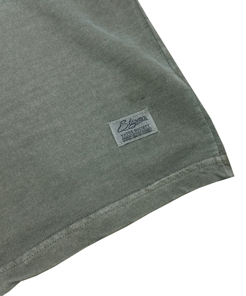 STIGMA(スティグマ)の「ML PIGMENT T-SHIRTS KHAKI(Tシャツ/カットソー・メンズ・その他・MEDIUM/LARGE/X-LARGE)」の6枚目の写真