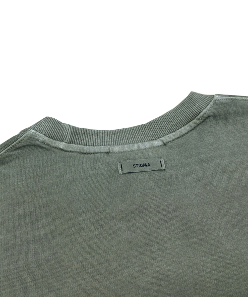 STIGMA(スティグマ)の「ML PIGMENT T-SHIRTS KHAKI(Tシャツ/カットソー・メンズ・その他・MEDIUM/LARGE/X-LARGE)」の7枚目の写真