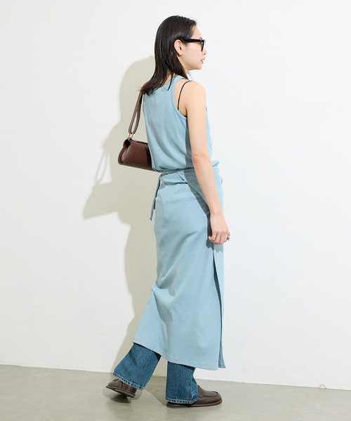 JOURNAL STANDARD(ジャーナルスタンダード)の「《追加》マルチマッチ スラブリブ ラップスカート(スカート・レディース・ライトブルー/ブラウン/ブラックミックス・FREE)」の21枚目の写真