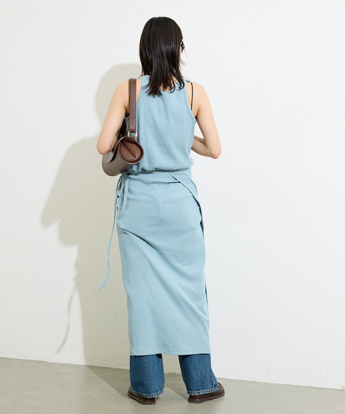 JOURNAL STANDARD(ジャーナルスタンダード)の「《追加》マルチマッチ スラブリブ ラップスカート(スカート・レディース・ライトブルー/ブラウン/ブラックミックス・FREE)」の22枚目の写真