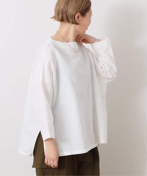 JOURNAL STANDARD LUXE(ジャーナルスタンダード ラックス)の「CLシャンブレー ボートネックブラウス(シャツ/ブラウス・レディース・ブルー系その他/ホワイト・FREE)」の6枚目の写真