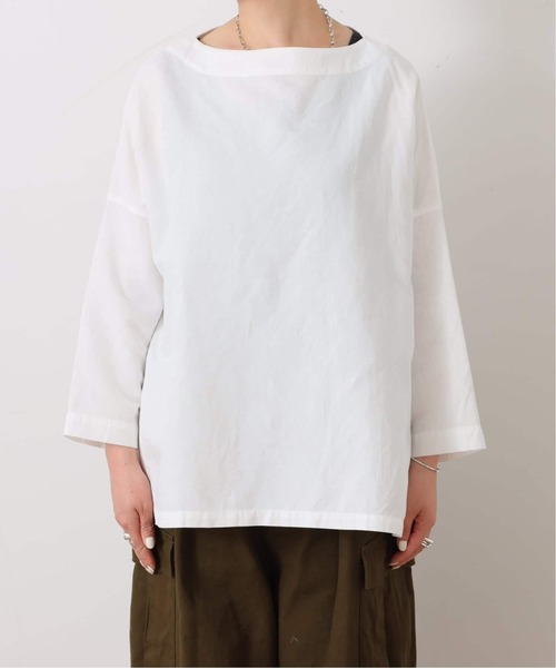 JOURNAL STANDARD LUXE(ジャーナルスタンダード ラックス)の「CLシャンブレー ボートネックブラウス(シャツ/ブラウス・レディース・ブルー系その他/ホワイト・FREE)」の17枚目の写真
