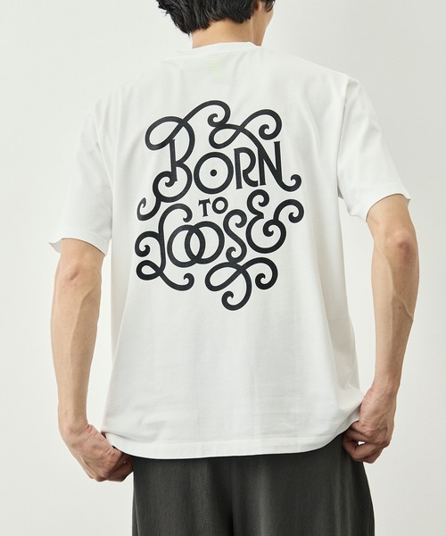 LOOSE JOINTS(ルーズジョインツ)の「【LOOSE JOINTS/ルーズジョインツ】SPECTATOR - BORN TO LOOSE S/S TEE(Tシャツ/カットソー・メンズ・ホワイト/ブラック・L/M/S)」の12枚目の写真