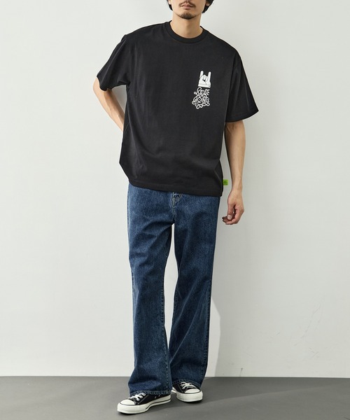 LOOSE JOINTS(ルーズジョインツ)の「【LOOSE JOINTS/ルーズジョインツ】SPECTATOR - BORN TO LOOSE S/S TEE(Tシャツ/カットソー・メンズ・ホワイト/ブラック・L/M/S)」の7枚目の写真