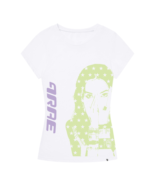 GRAVER（グレーバー）の「[ウーマン]SIDE ME ベイビーティー_3カラー（Tシャツ/カットソー・レディース・ミント/PINK/ホワイト・ONE SIZE）」の8枚目の写真