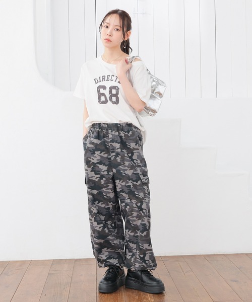 Honeys(ハニーズ)の「迷彩柄カーゴパンツ(カーゴパンツ・レディース・カーキ系1・L/LL/M/S/SS)」の8枚目の写真