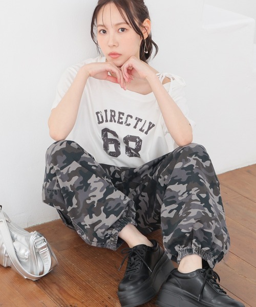 Honeys(ハニーズ)の「迷彩柄カーゴパンツ(カーゴパンツ・レディース・カーキ系1・L/LL/M/S/SS)」の10枚目の写真