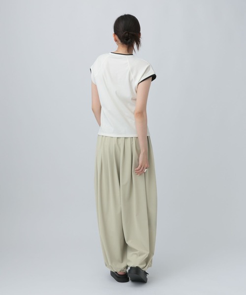 LEPSIM（レプシィム）の「2WAYギャザーパンツ　817068（その他パンツ・レディース・カーキブラウン/ブラック/ライトグリーン/アイボリー・FREE）」の18枚目の写真