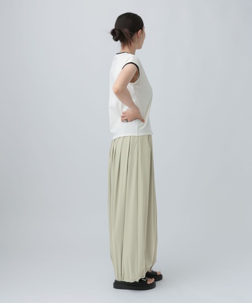 LEPSIM（レプシィム）の「2WAYギャザーパンツ　817068（その他パンツ・レディース・カーキブラウン/ブラック/ライトグリーン/アイボリー・FREE）」の19枚目の写真
