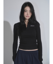 IVY COLLAR LONG SLEEVE / BLACK