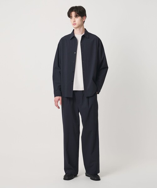 BEAUTY&YOUTH UNITED ARROWS(ビューティーアンドユースユナイテッドアローズ)の「【WEB限定】360°MASTER 1プリーツ ストレート イージーパンツ NO.8 セットアップ対応 撥水 ストレッチ ウォッシャブル(その他パンツ・メンズ・ネイビー・XL/L/M/S)」の6枚目の写真