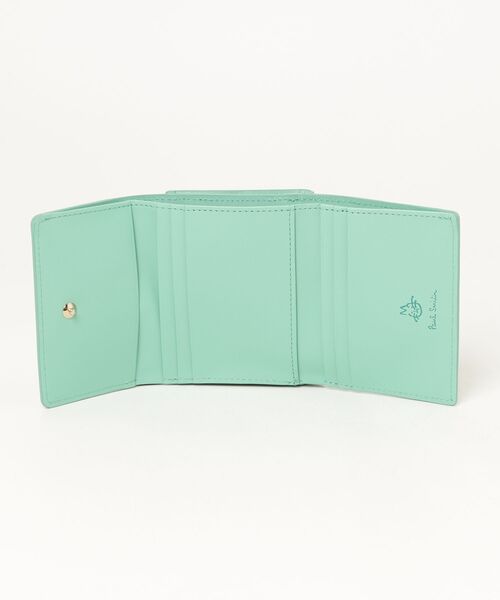 Paul Smith(ポールスミス)の「カラードゥードゥル 3つ折りがま口財布 / 555433 W180CA(財布・レディース・ピンク/ミント/ネイビー・FREE)」の19枚目の写真