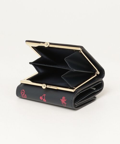 Paul Smith(ポールスミス)の「カラードゥードゥル 3つ折りがま口財布 / 555433 W180CA(財布・レディース・ピンク/ミント/ネイビー・FREE)」の21枚目の写真