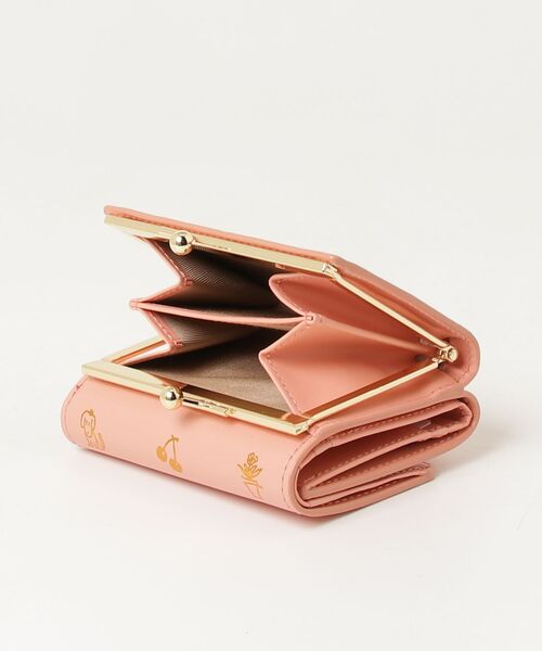 Paul Smith(ポールスミス)の「カラードゥードゥル 3つ折りがま口財布 / 555433 W180CA(財布・レディース・ピンク/ミント/ネイビー・FREE)」の22枚目の写真