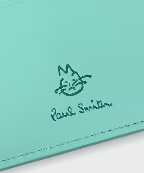 Paul Smith(ポールスミス)の「カラードゥードゥル 3つ折りがま口財布 / 555433 W180CA(財布・レディース・ピンク/ミント/ネイビー・FREE)」の7枚目の写真
