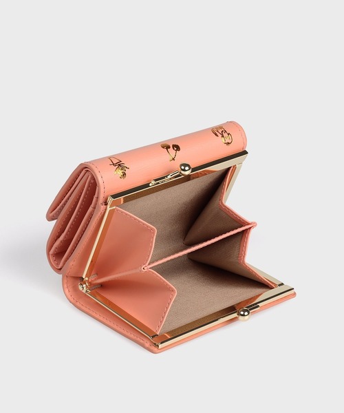 Paul Smith(ポールスミス)の「カラードゥードゥル 3つ折りがま口財布 / 555433 W180CA(財布・レディース・ピンク/ミント/ネイビー・FREE)」の13枚目の写真