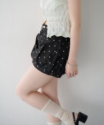 Kastane | 【WEB先行/セットアップ対応】ドットツイルショートパンツ(その他パンツ)