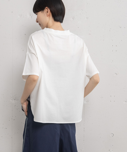 POU DOU DOU(プードゥドゥ)の「布帛切り替えトップス(Tシャツ/カットソー・レディース・ブラック/オフホワイト・M)」の16枚目の写真