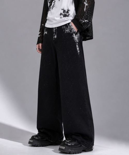 ARULE(アルール)の「『ARULE/アルール』ラメ加工 デニムパンツ【GC】(デニムパンツ・メンズ・ブラック・M/L)」の3枚目の写真
