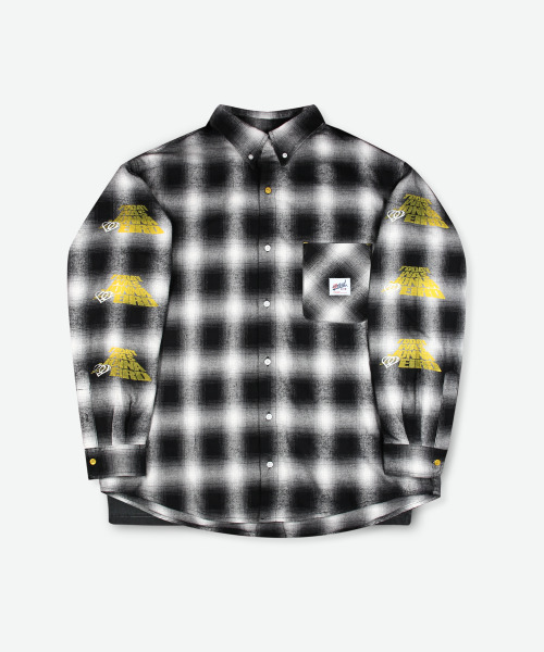 WEIRDWORLD(ウィアード ワールド)の「JONNA WEIRD フランネルシャツ(シャツ/ブラウス・レディース・ブラック・X-LARGE/LARGE/MEDIUM)」の1枚目の写真