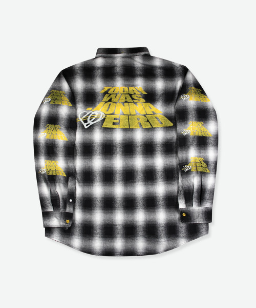 WEIRDWORLD(ウィアード ワールド)の「JONNA WEIRD フランネルシャツ(シャツ/ブラウス・レディース・ブラック・X-LARGE/LARGE/MEDIUM)」の2枚目の写真