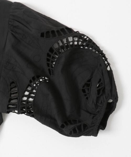 ITEMS URBANRESEARCH（アイテムズ アーバンリサーチ）の「袖レースチュニック（シャツ/ブラウス・レディース・ホワイト/ブラック・FREE）」の18枚目の写真