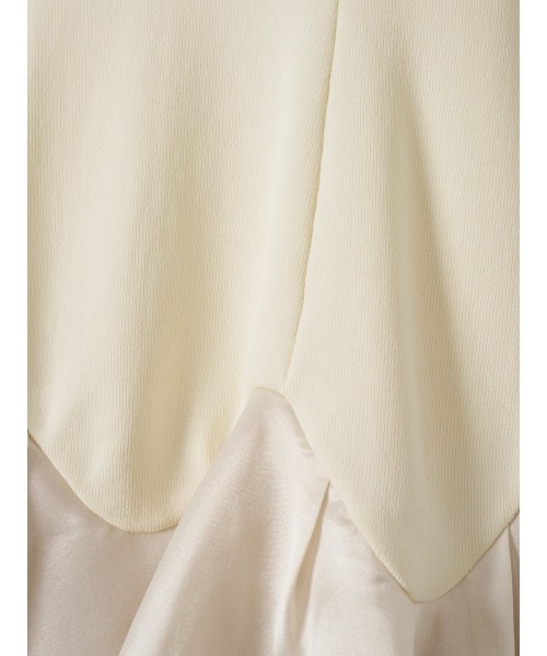EIMY ISTOIRE(エイミーイストワール)の「WAVY KNIT MINI DRESS(ワンピース・レディース・オフホワイト/ブラック/ピンクベージュ・F)」の18枚目の写真