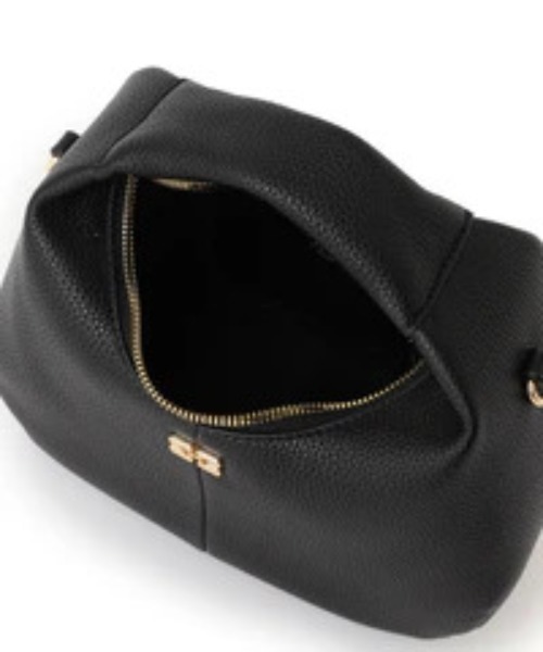 GANNI（ガニー）の「HOBO MINI GRAINED（ハンドバッグ・レディース・ブラック・OS）」の2枚目の写真