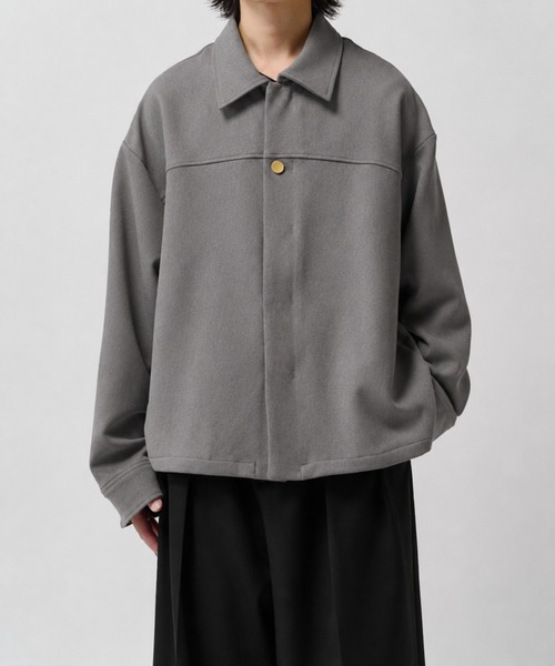 Lui's(ルイス)の「ジョーゼットブルゾン(ブルゾン・メンズ・グレー/ブラック・S/M)」の11枚目の写真