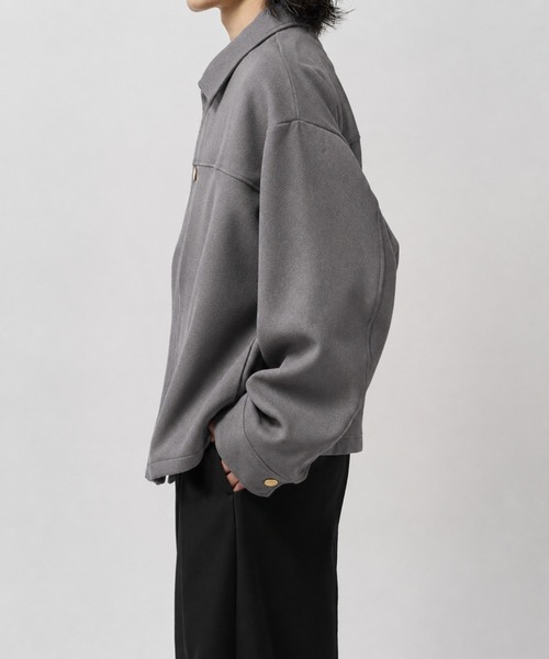 Lui's(ルイス)の「ジョーゼットブルゾン(ブルゾン・メンズ・グレー/ブラック・S/M)」の13枚目の写真
