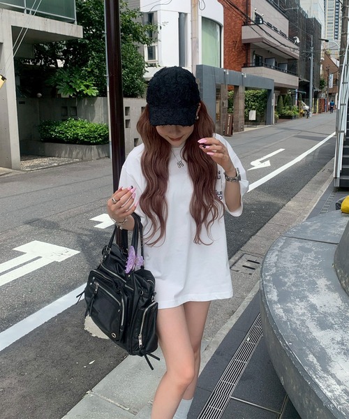 Reurie'(レウリィ)の「ジャガードキャップ(mayu select) / フェミニン レース 花柄 フラワーモチーフ サイズ調整可能 春 夏(キャップ・レディース・ブラック/ホワイト/ピンク・FREE)」の9枚目の写真